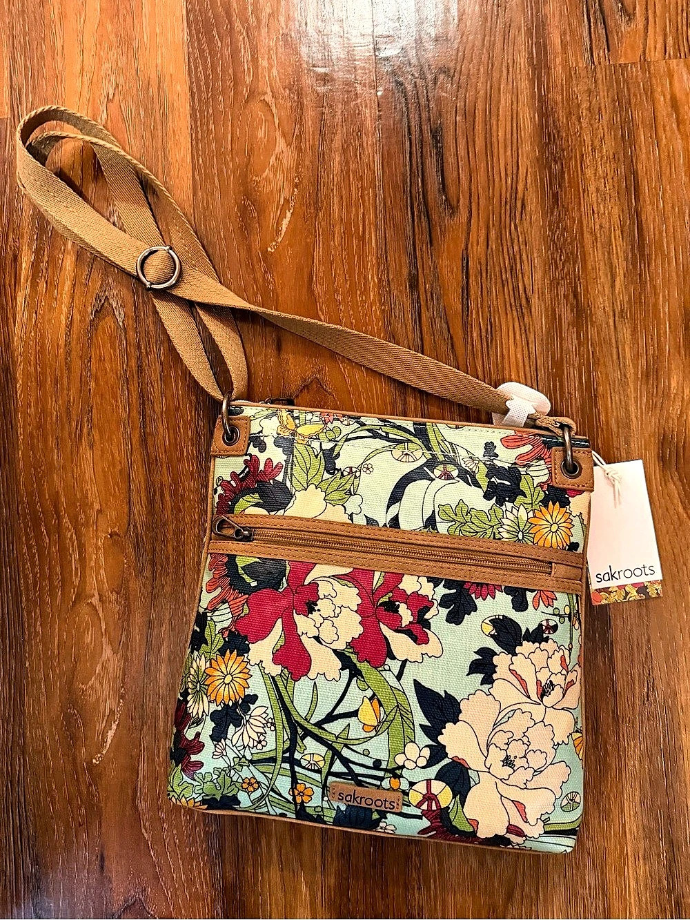 sakroots Floral Crossbody Bag in Multicolor NWT
